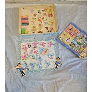 Melissa & Doug Blues Clues Magnetic Play Set Incomplete